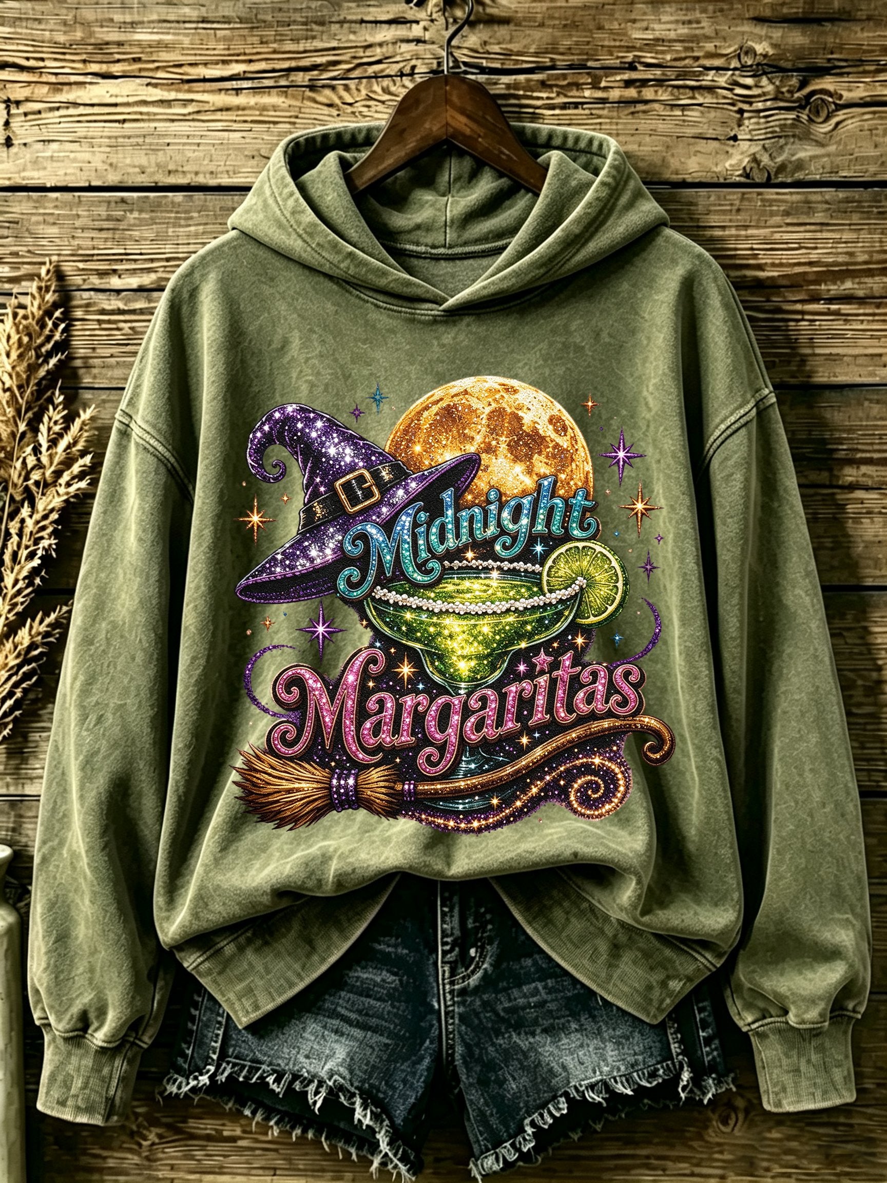 Women's Midnight Margaritas Print Sweatshirt