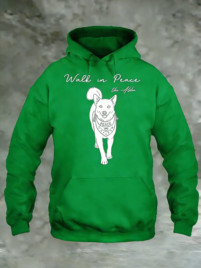 Men's Walk For Peace Printed Sweatshirt