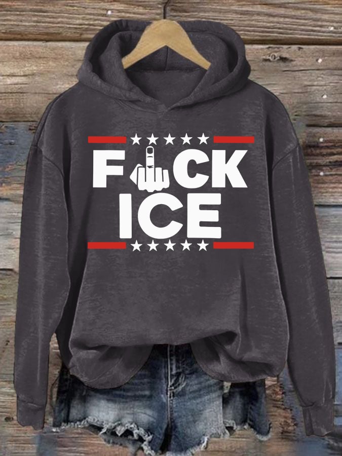 Women's ICE Print Hoodie