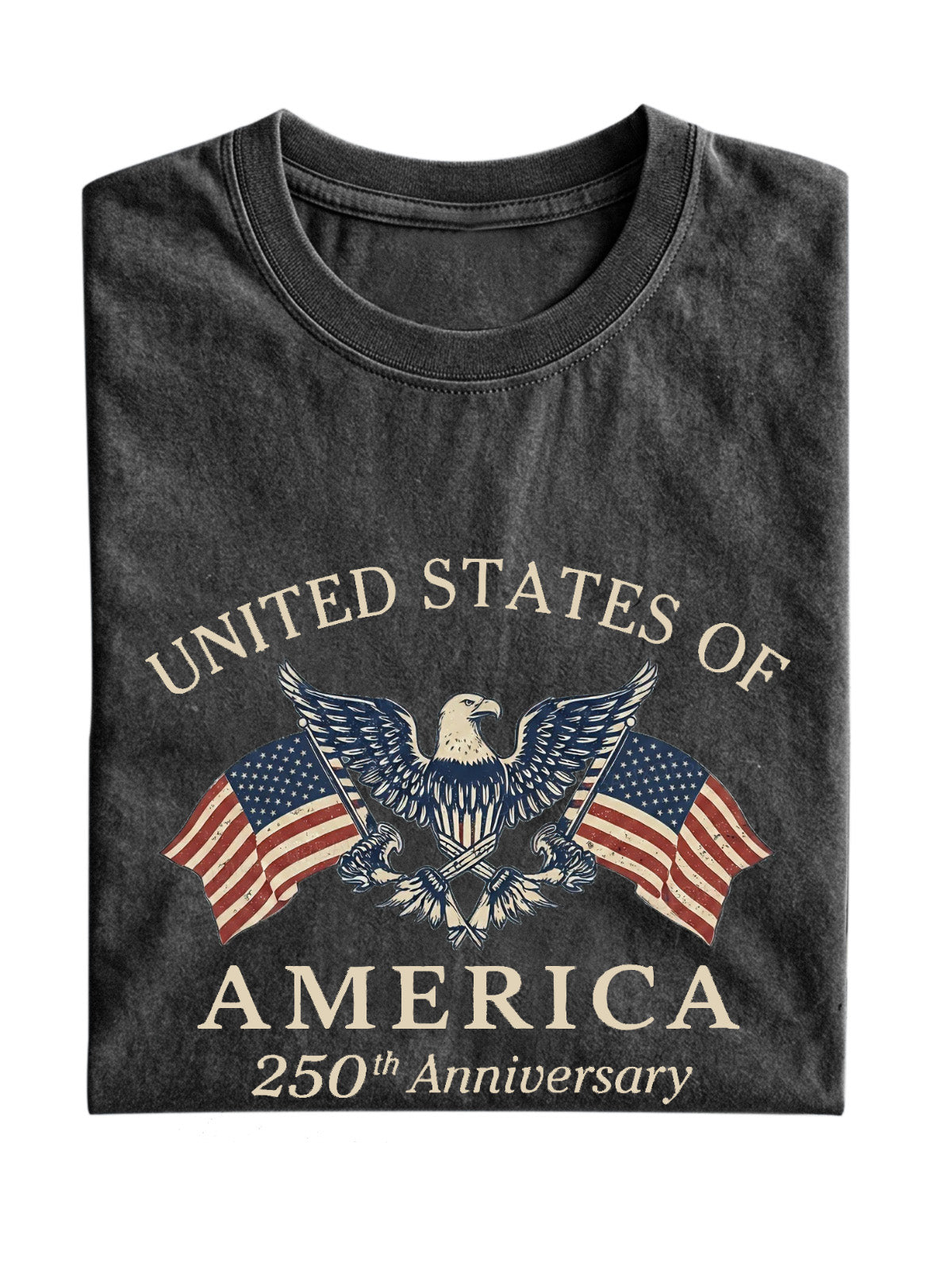 Vintage American 250 Anniversary Cotton Short Sleeve T-Shirt