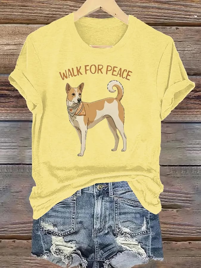 Women'S Walk for Peace Art Print T-Shirt
