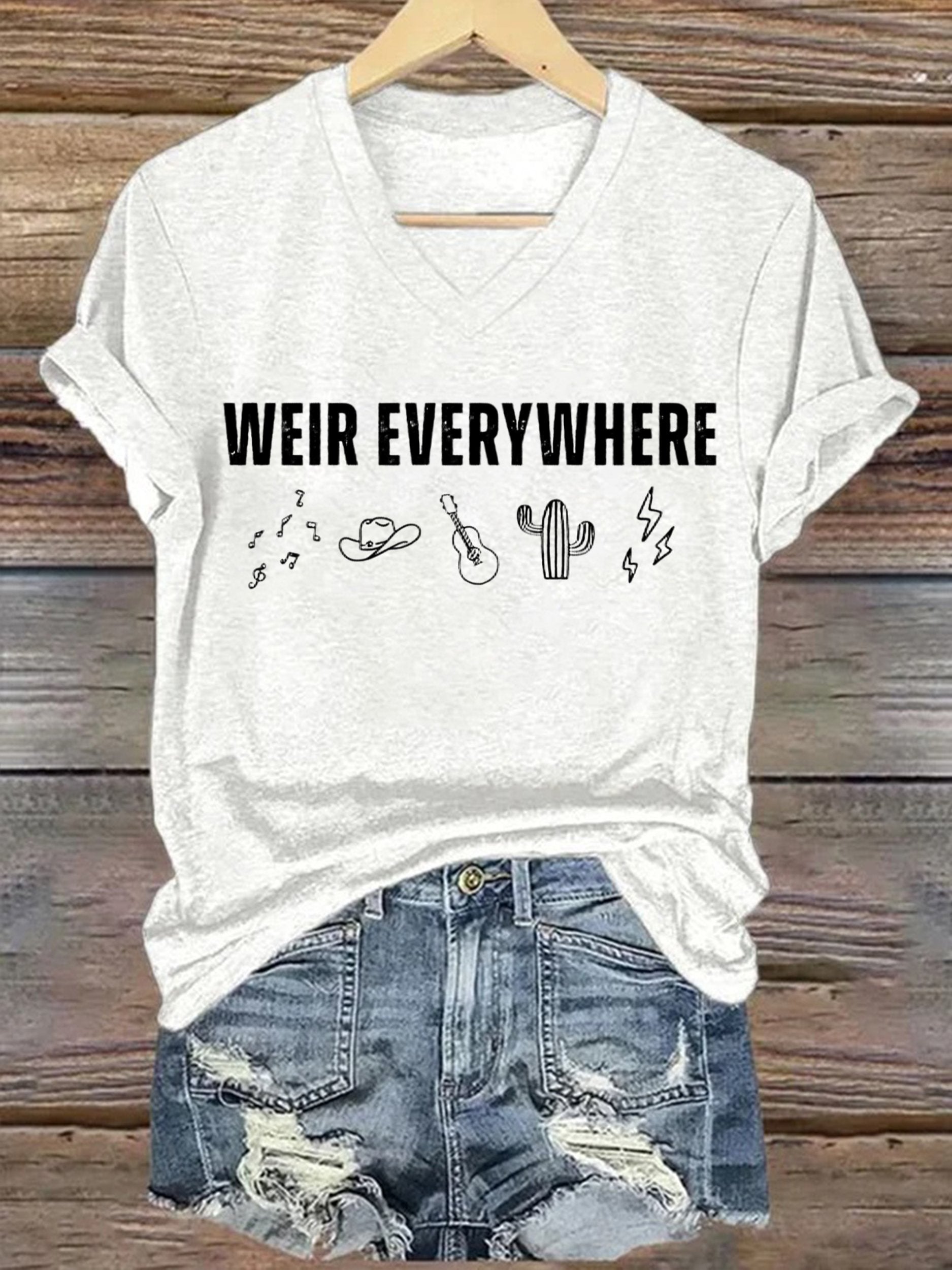 ๐ฅBuy 3 Get 15% Off Retro Music Print T-Shirt