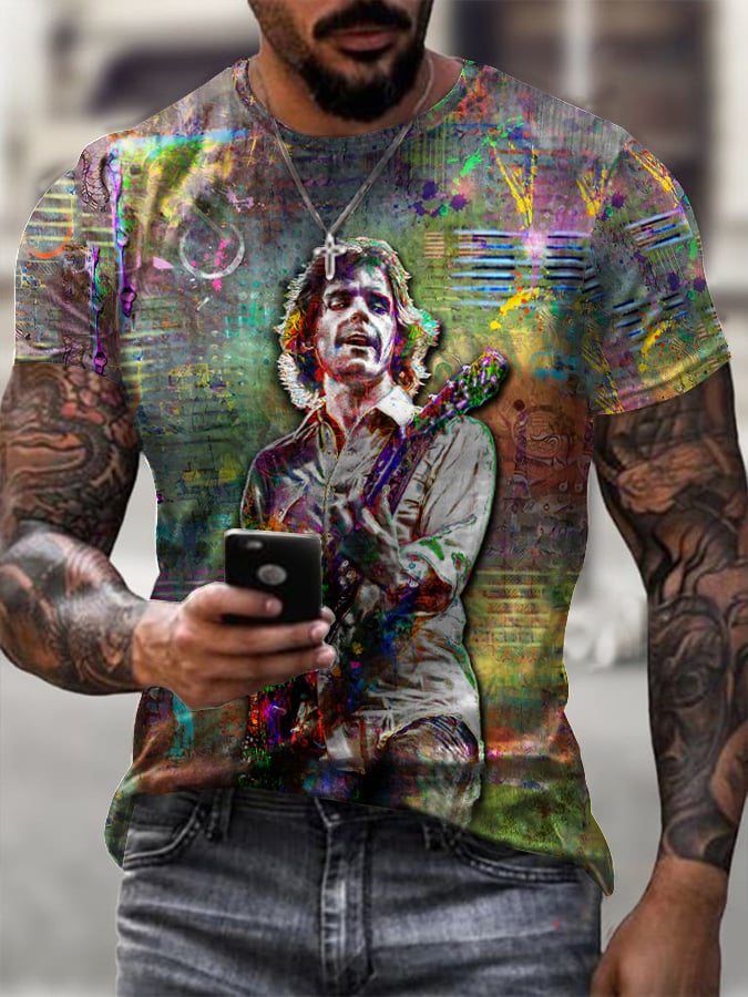 ๐ฅBuy 3 Get 15% Off Men's Printed Short-Sleeve T-Shirt