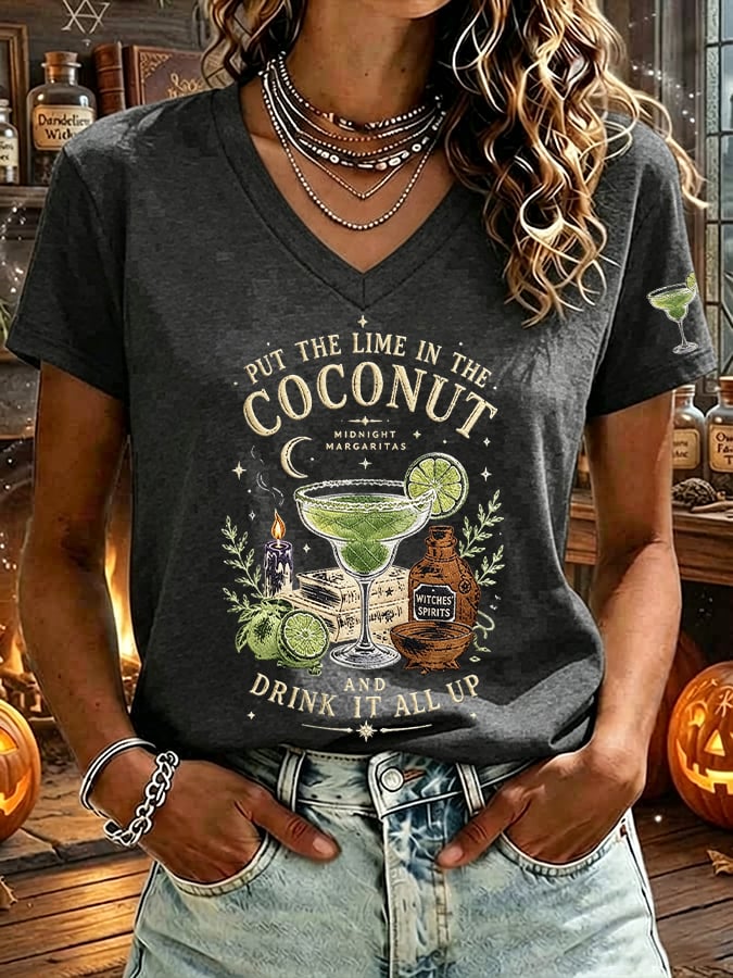 Women's Midnight Margaritas Print T-shirt
