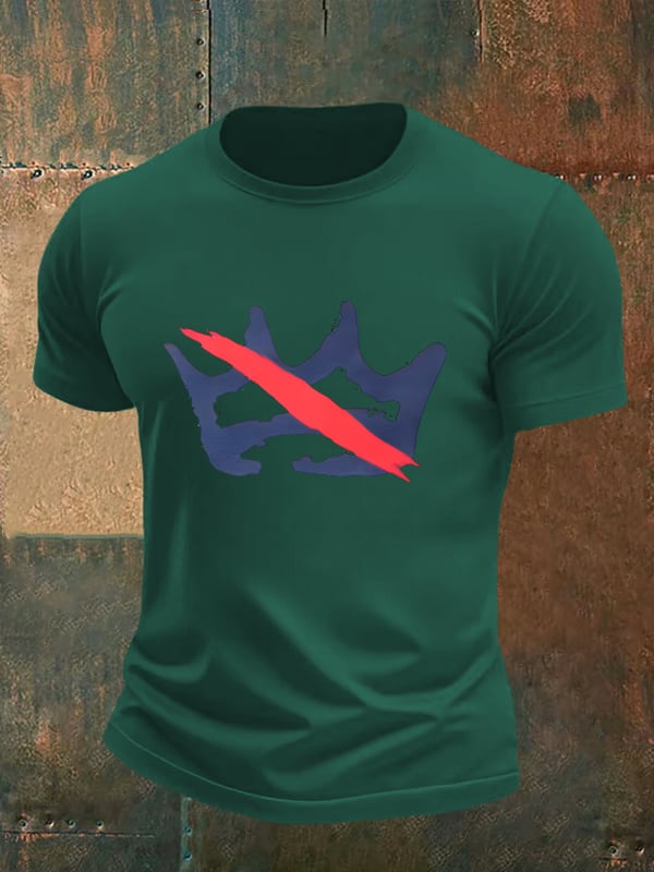 🔥Buy 3 Get 15% Off Men's America has no kings print T-Shirt