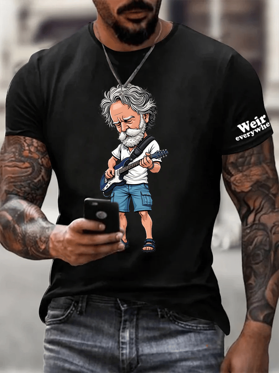 ๐ฅBuy 3 Get 15% Off Men's Music Printed Casual T-shirt
