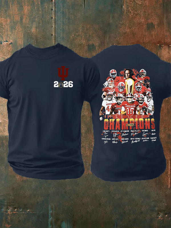 Men's Football Print T-Shirt
