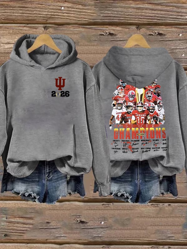 Women's Football Print Hoodies