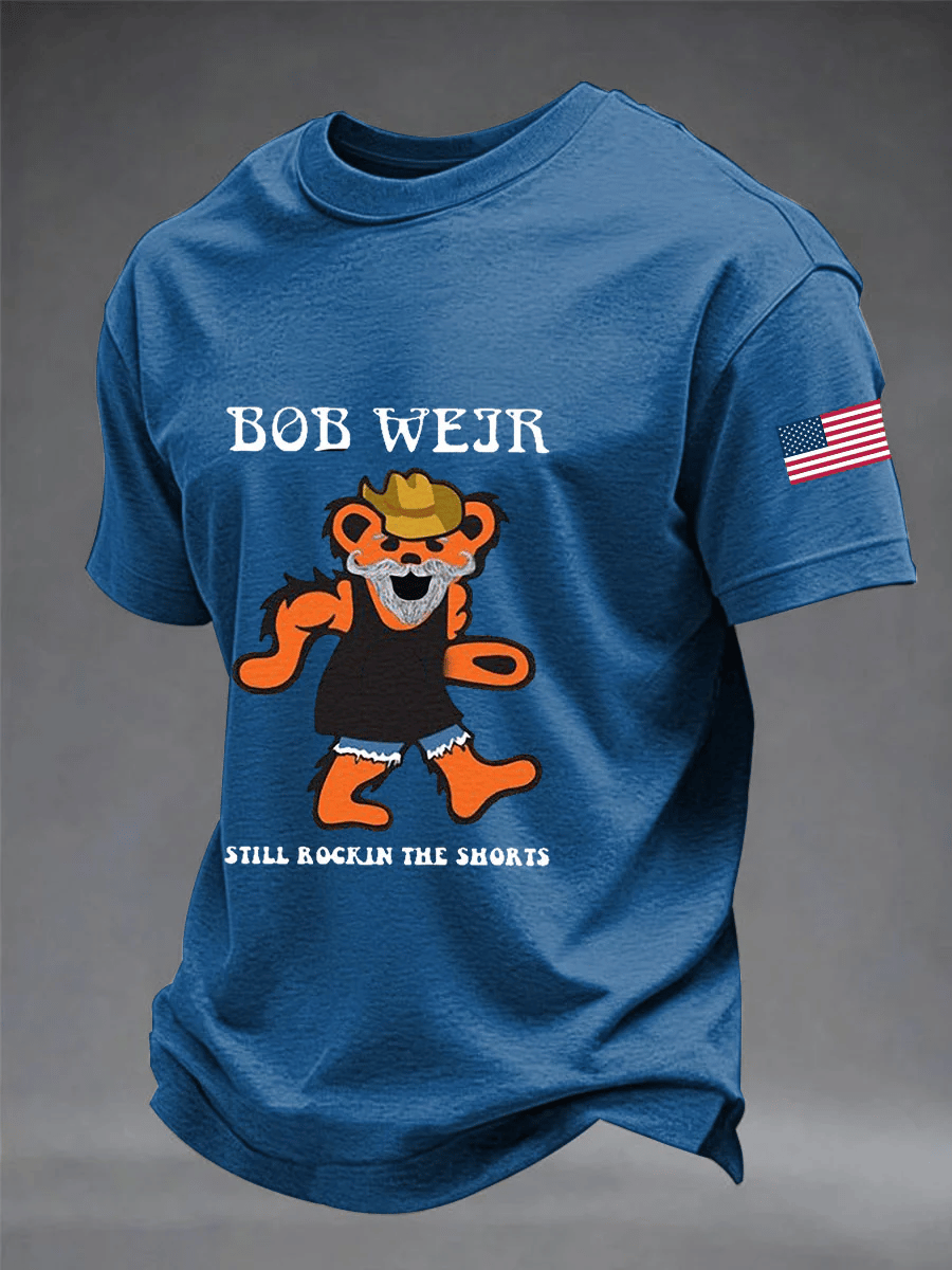 ๐ฅBuy 3 Get 15% Off Men's RIP Bob Weir Print Casual T-shirt