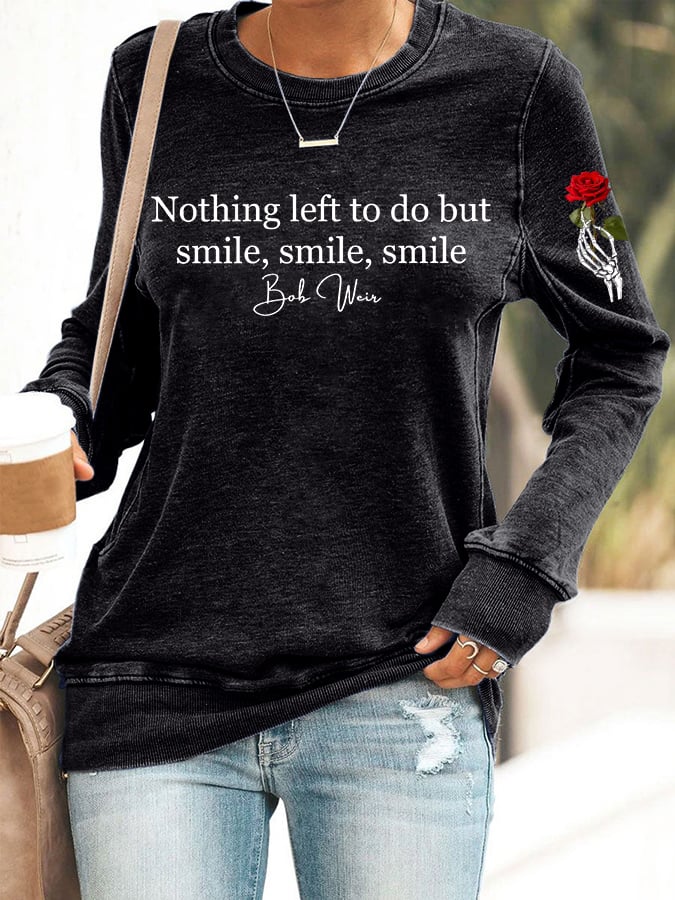 ๐ฅBuy 3 Get 15% Off Women's Vintage Rock Tribute Print Casual Sweatshirt
