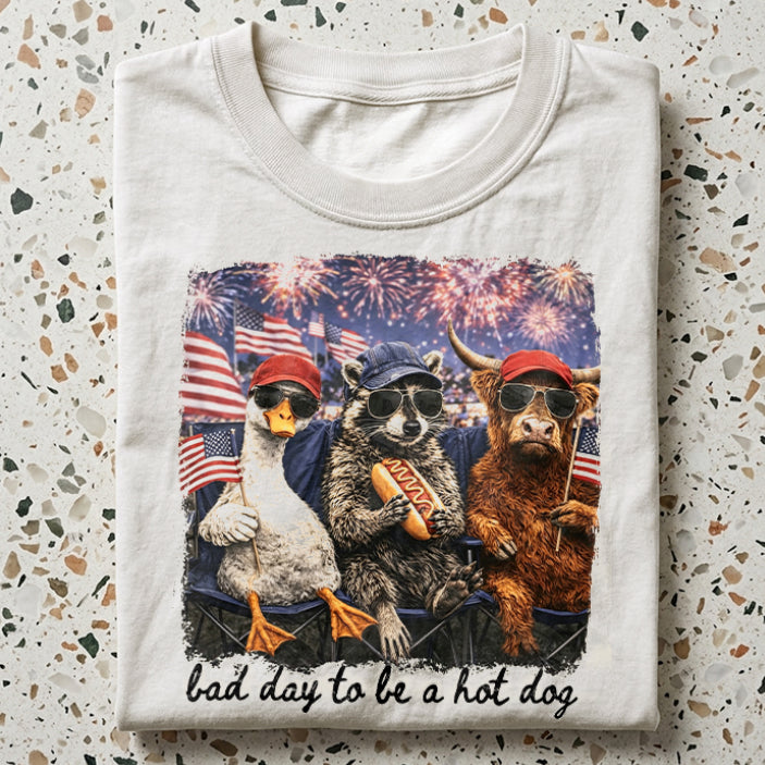 Bad Day To Be A Hot Dog T-shirt