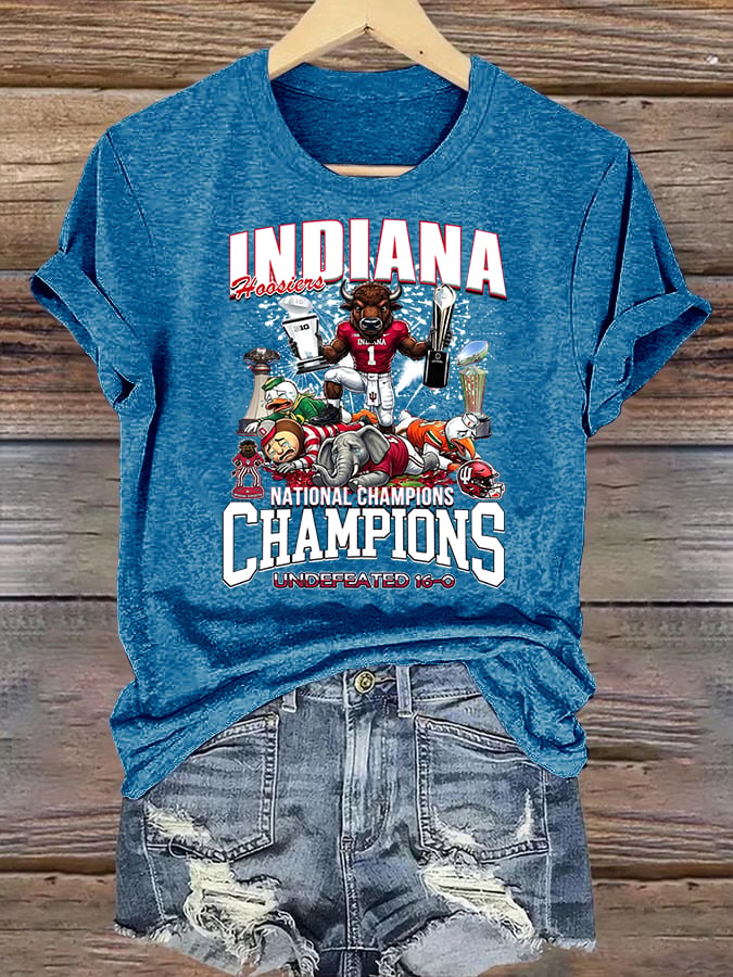 Women's Football Print T-Shirt