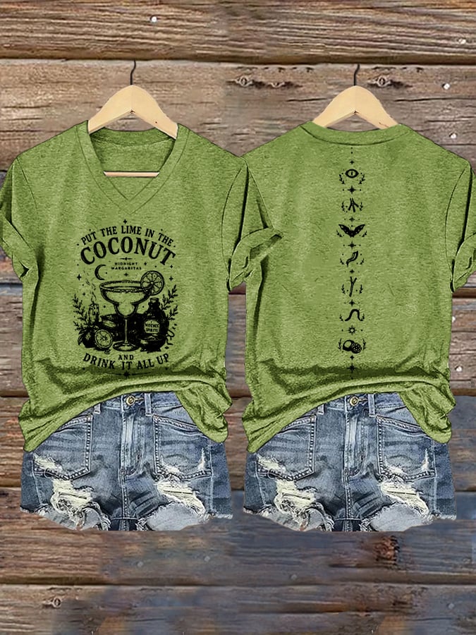 Women's Midnight Margaritas Print T-shirt
