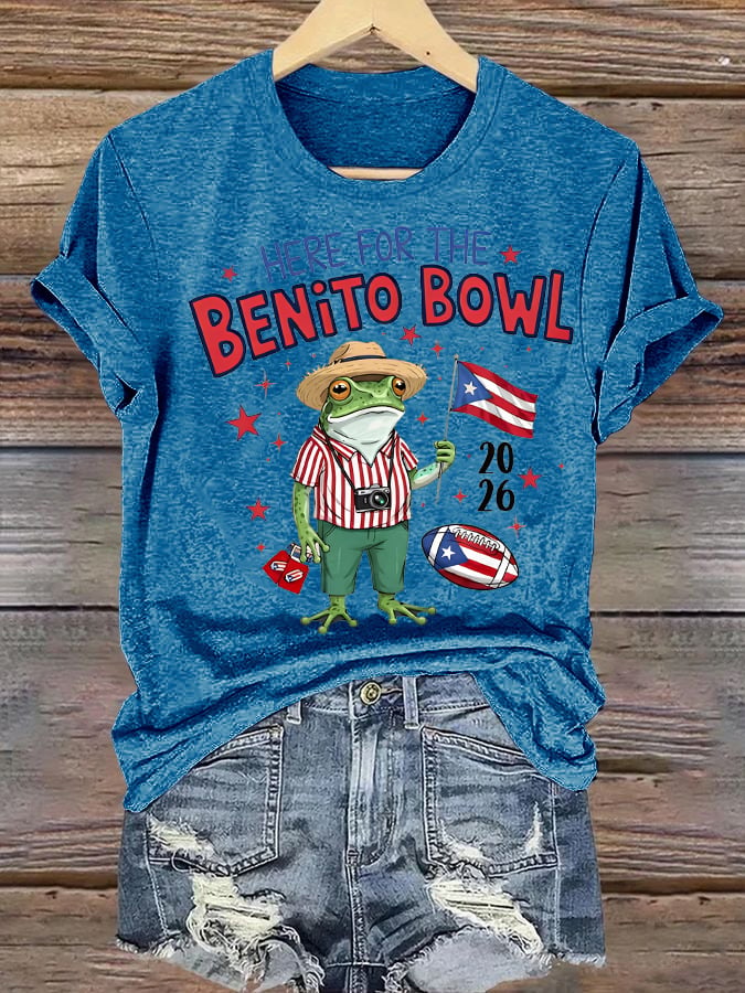 Women's Benito Bowl Puerto Rico Football T-Shirt