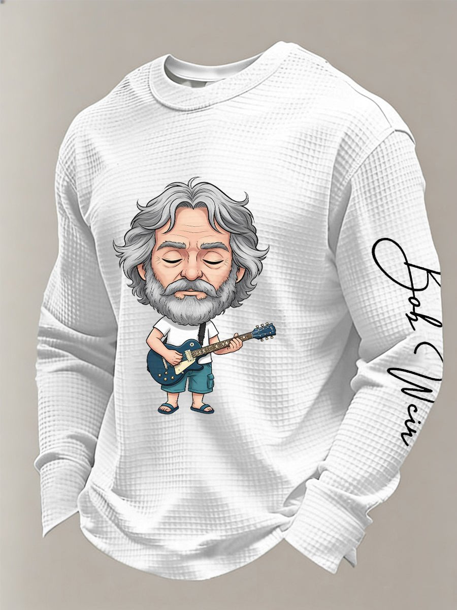 ๐ฅBuy 3 Get 15% Off Men's RIP Bob Weir Print Casual Sweatshirt