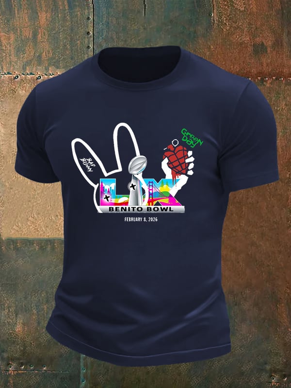 Men's Opening And Halftime Shows Print Casual T-shirt