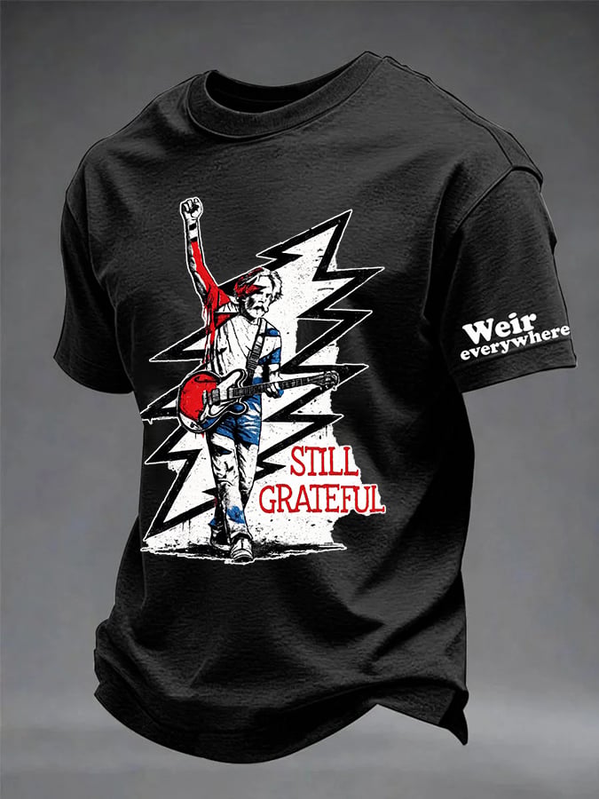 ๐ฅBuy 3 Get 15% Off Men's Still Grateful Printed Casual T-shirt