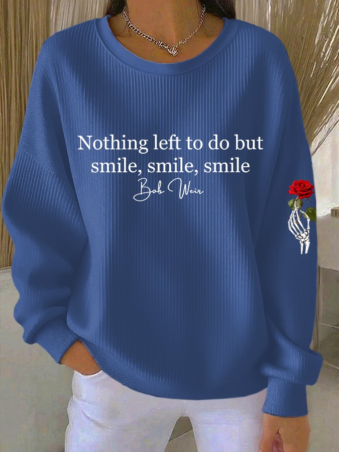 ๐ฅBuy 3 Get 15% Off Women's Vintage Rock Tribute Print Casual Sweatshirt