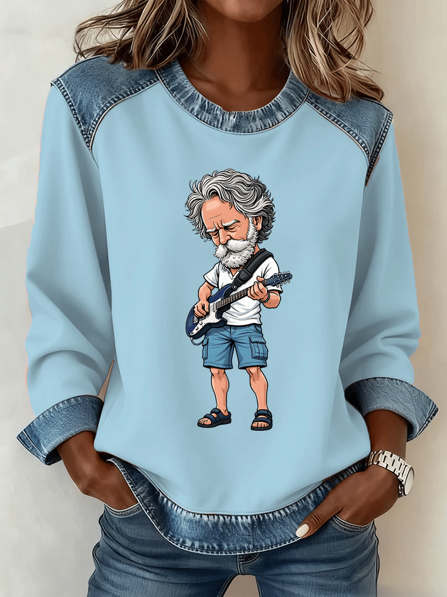 ๐ฅBuy 3 Get 15% Off Women's Music Print Casual Sweatshirt