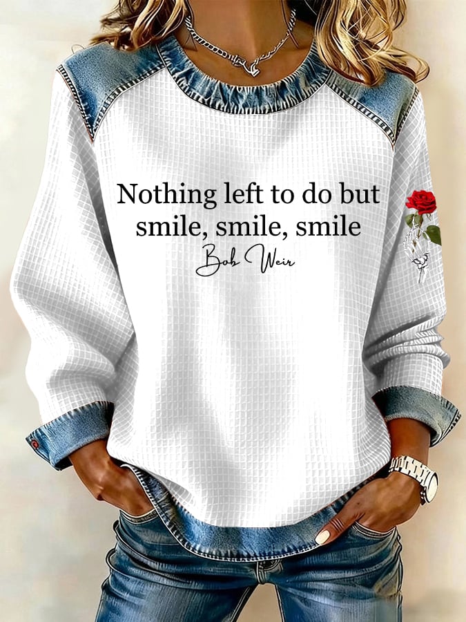 ๐ฅBuy 3 Get 15% Off Women's Vintage Rock Tribute Print Casual Sweatshirt
