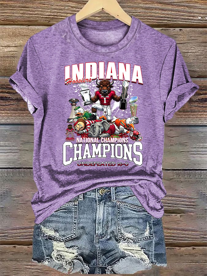 Women's Football Print T-Shirt