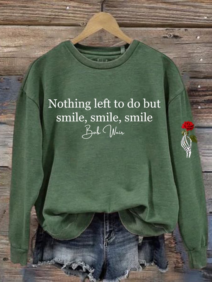 ๐ฅBuy 3 Get 15% Off Women's Vintage Rock Tribute Print Casual Sweatshirt