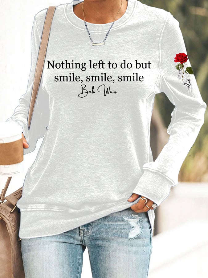 ๐ฅBuy 3 Get 15% Off Women's Vintage Rock Tribute Print Casual Sweatshirt