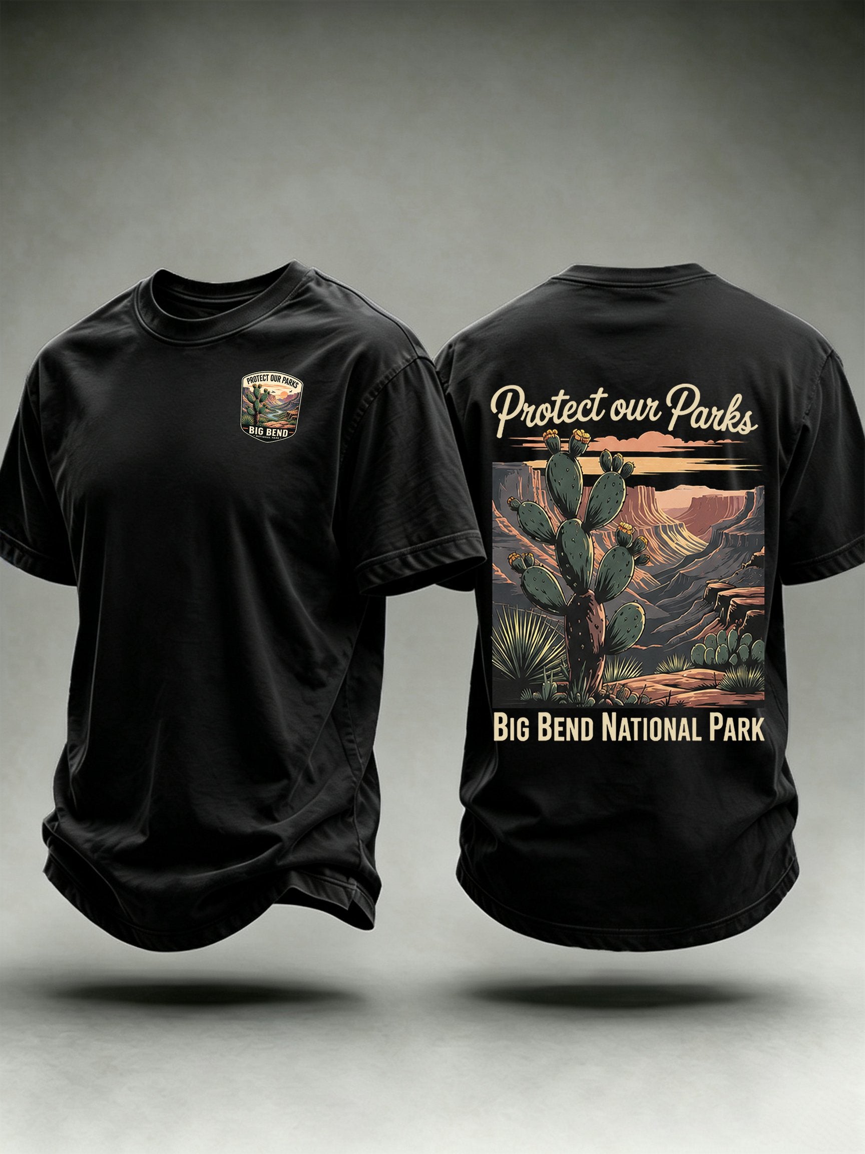 Men's Protect our Parks - Big Bend National Park T-Shirt