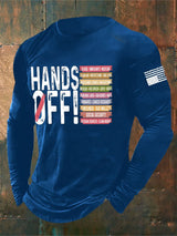 🔥Buy 3 Get 15% Off🔥Men'S Retro Hands Off Protest Print T-Shirt