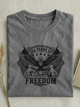 Vintage Usa 250th Anniversary Cotton Short Sleeve T-shirt