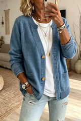 New Arrival🔥Women's V-Neck Button Knit Cardigan