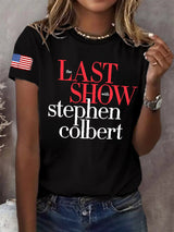🔥Buy 3 Get 15% Off Retro Last Show Print T-Shirt