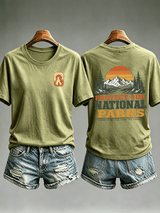 Women's  Protect Our National Parks Shirt, Mountain Camping T-Shirt