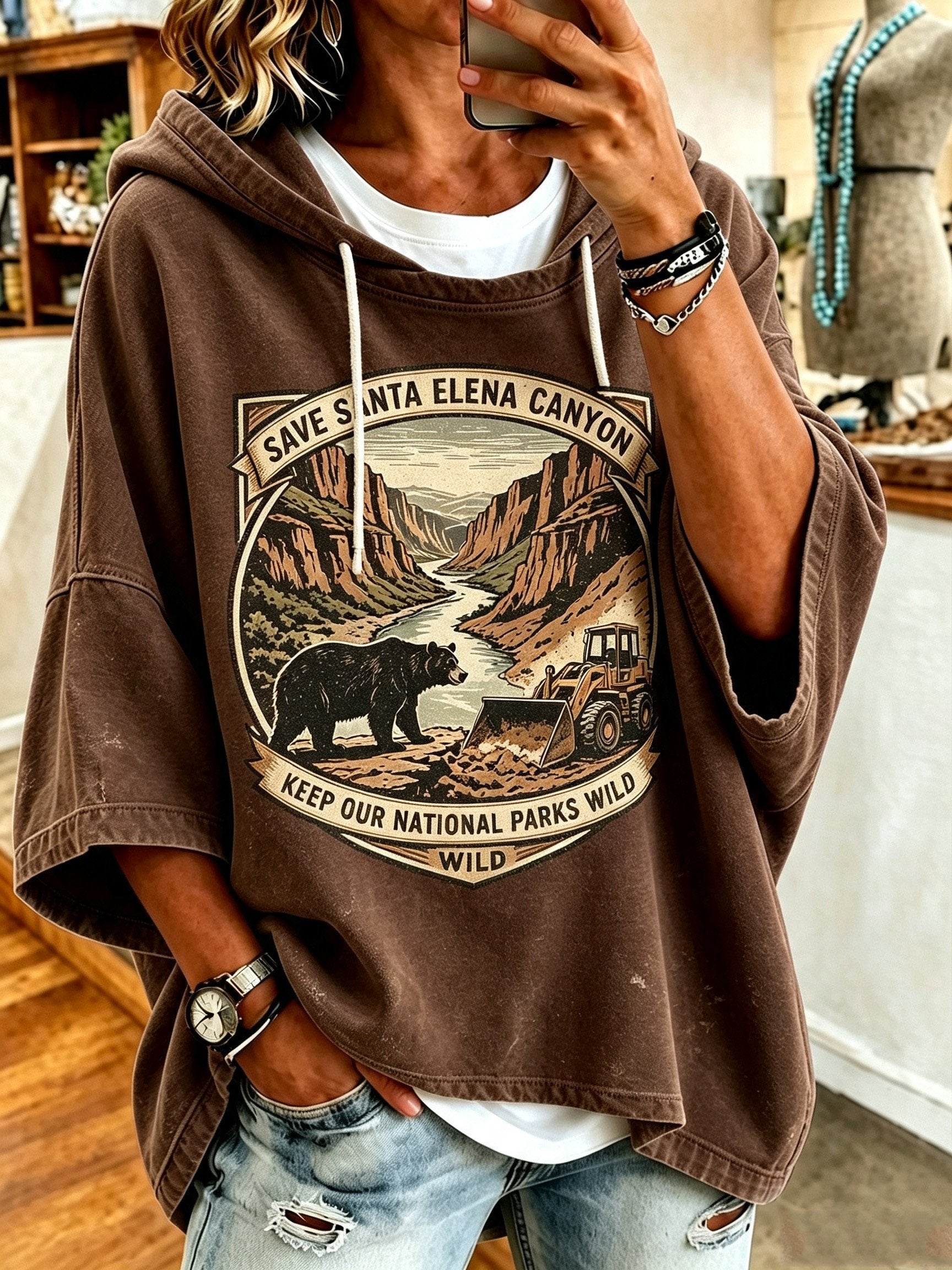 Women's Nature-Print Casual Top