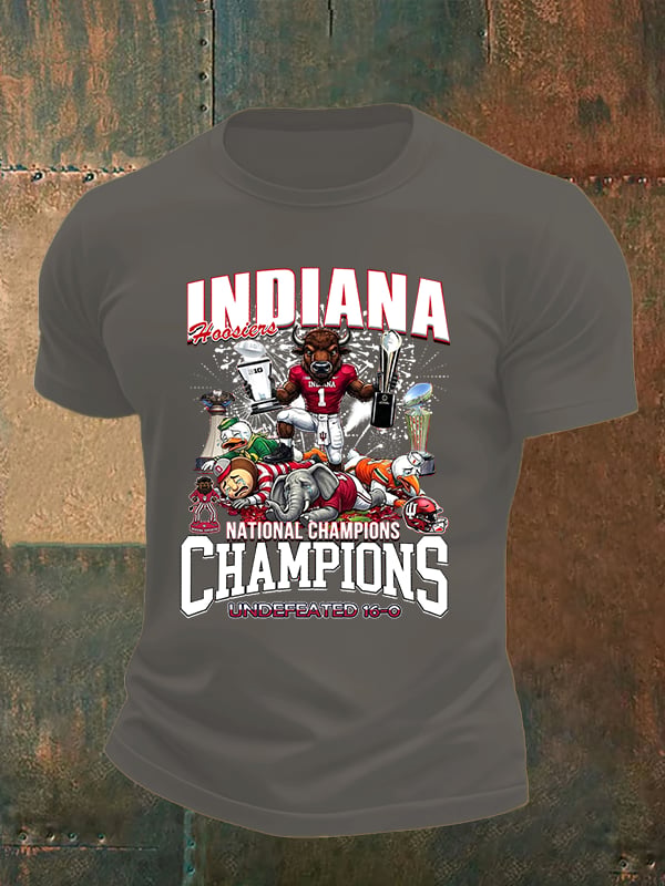 Men's  Football Print  T-Shirt