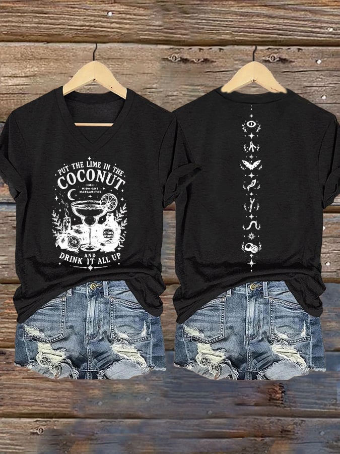 Women's Midnight Margaritas Print T-shirt