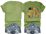 No Kings In America Print  T-shirt