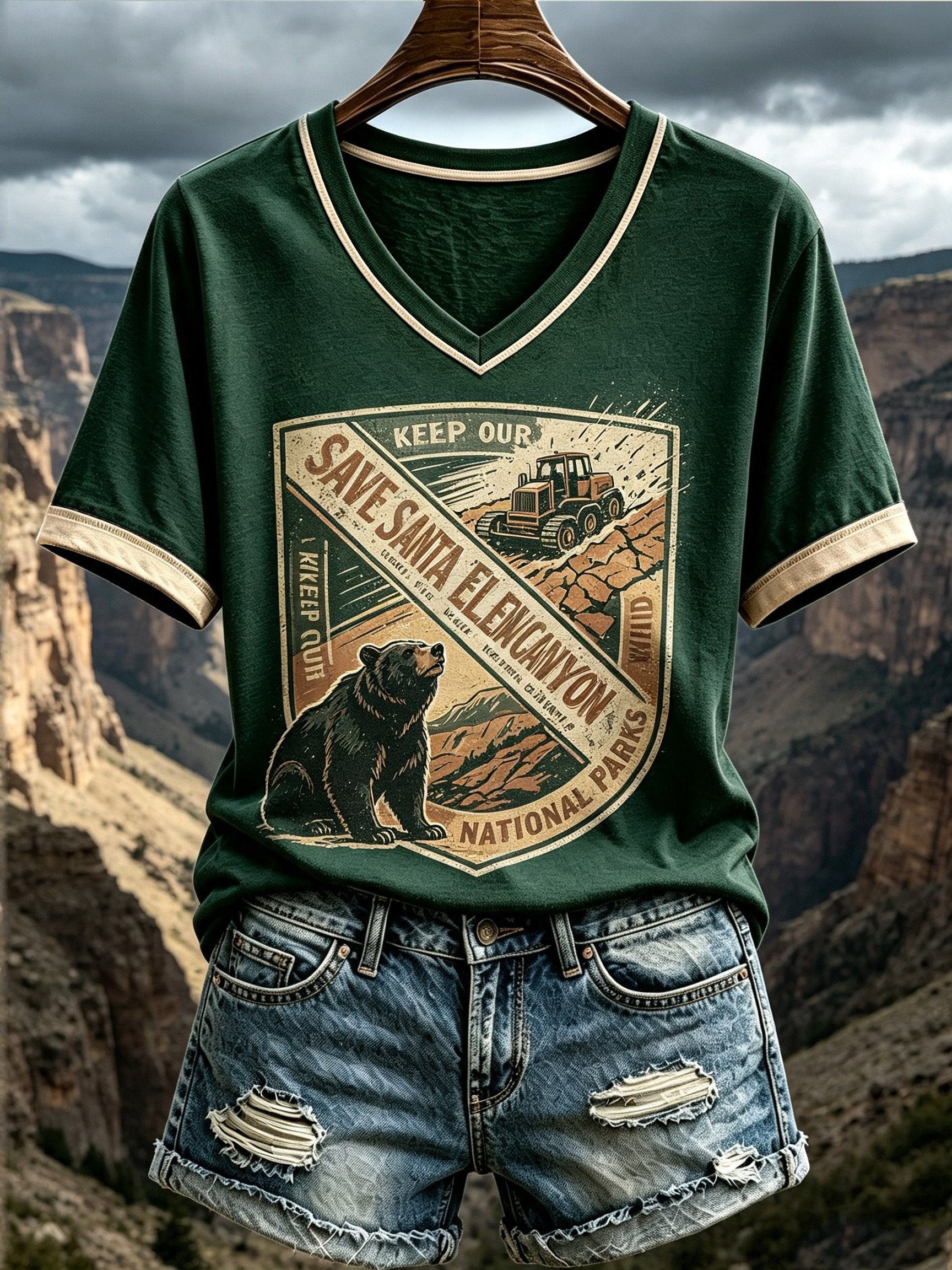 Women's Nature-Print Casual Top