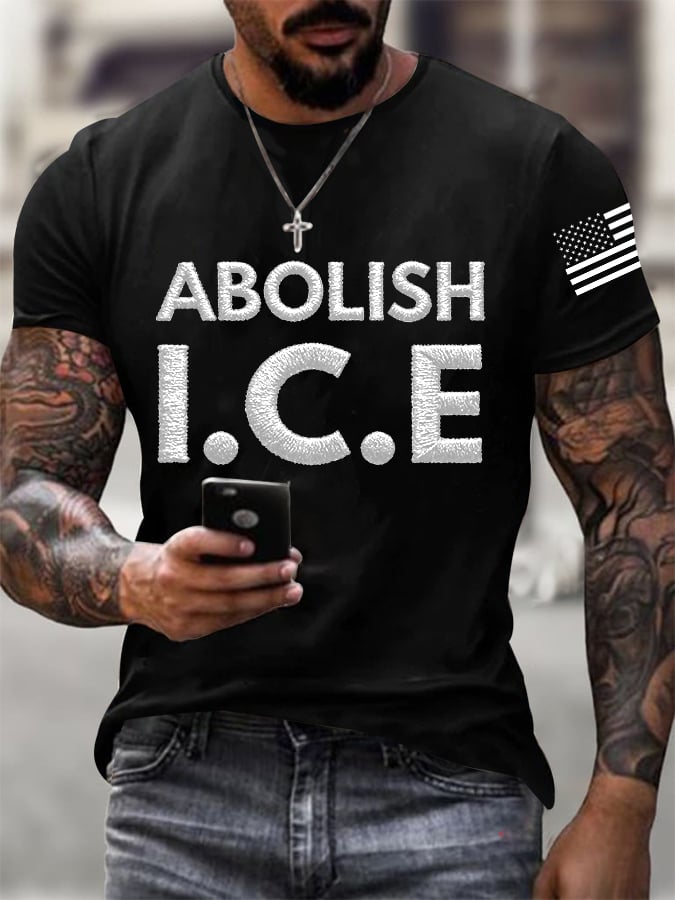 Men's NO ICE Casual Printed T-shirt