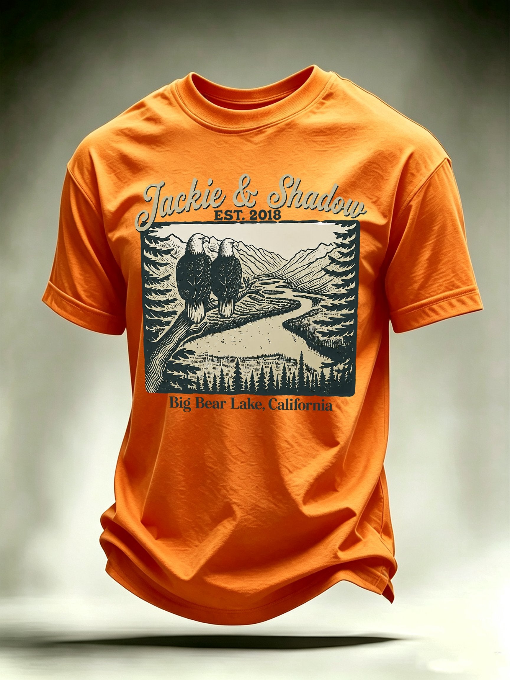 Men's JACKIE & SHADOW Print Crew-Neck T-Shirt