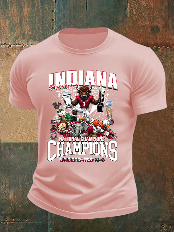 Men's  Football Print  T-Shirt