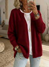 New Arrival 🔥Women’s Cozy Button-Front Knit Cardigan with Relaxed Fit