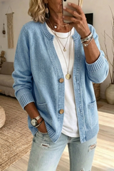 New Arrival🔥Women's V-Neck Button Knit Cardigan