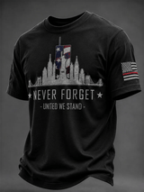 Men's 9.11 Never Forget Printing  T-Shirts