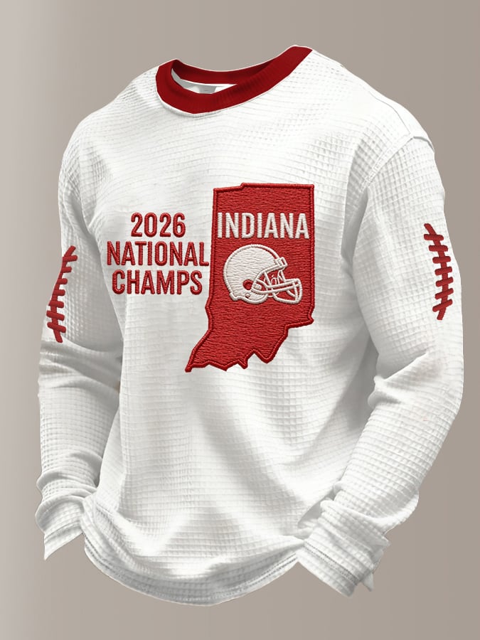 Men's Football Printed Casual Top