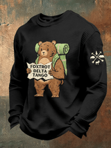 Men's Protect Our National Parks Print Long-Sleeved T-Shirt