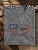 America's 250th Anniversary Statue Of Liberty Cotton Short Sleeve T-shirt