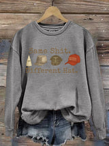 Women's  Same shit Different costume  Print  Sweater