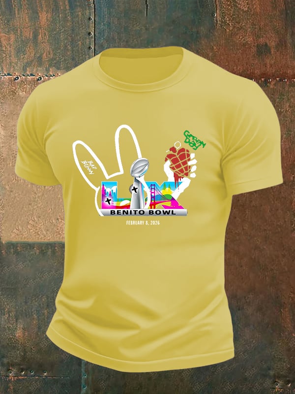 Men's  Opening And Halftime Shows Print Casual T-shirt