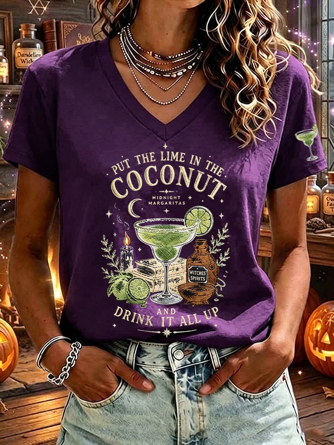 Women's Midnight Margaritas Print T-shirt
